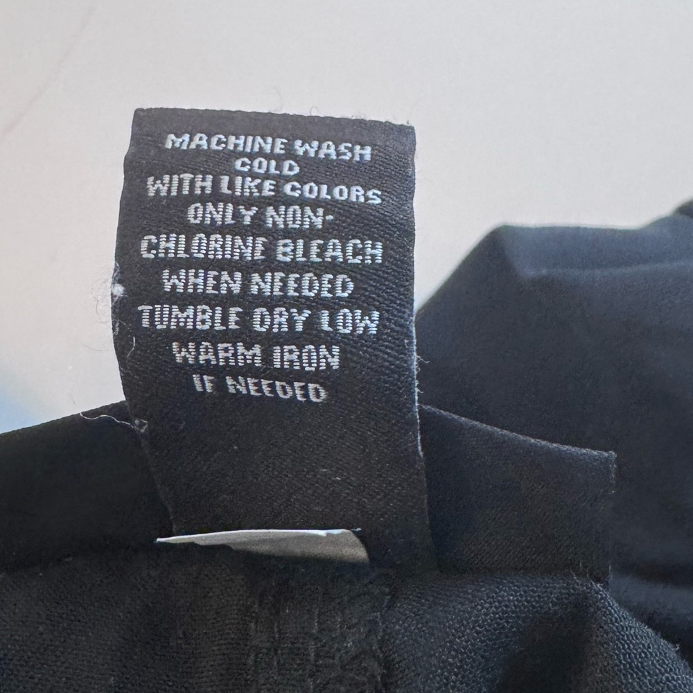 Lane Bryant Black Pants w/ Side Zipper & Houndstooth Detail - Size 22/24 - Picture 13 of 13